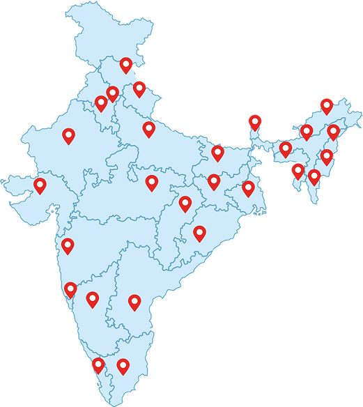 Medhavi Foundation presence across India